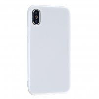 Zaštitna silikonska maskica za iPhone XS Max - bijeli