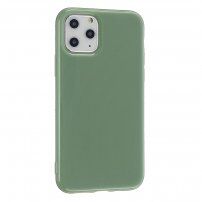 Zaštitna silikonska maskica za iPhone 11 Pro Max - maslinast