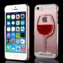 Plastična maskica s motivom čaše vina za Apple iPhone SE (2016) / 5S / 6