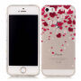 Maskica od meke plastike za Apple iPhone SE (2016) / 5S / 6 - srca i cvijeće