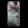 Zaštitna maskica od meke plastike za Apple iPhone SE (2016) / 5 / 5S - FUCK