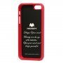 MERCURY GOOSPERY zaštitna blještava maskica za iPhone 5 / 5S / SE (2016) - crveni