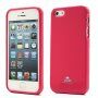 MERCURY GOOSPERY zaštitna blještava maskica za iPhone 5 / 5S / SE (2016) - tamnoružičast