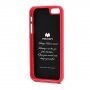 MERCURY GOOSPERY zaštitna blještava maskica za iPhone 5 / 5S / SE (2016) - tamnoružičast