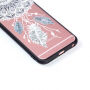 Zaštitna plastična maskica s crnim remenom za Apple iPhone 6 / 6S - hvatač snova s perjem