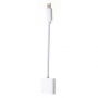 Adapter s Lightning i jack 3.5 konektorom za punjenje i istovremeno slušanje glazbe za iPhone - bijela