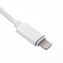 Adapter s Lightning i jack 3.5 konektorom za punjenje i istovremeno slušanje glazbe za iPhone - bijela