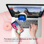 BASEUS bežični QI punjač u obliku krafne za Apple iPhone - Ružičasta