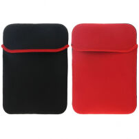 Dvostrana neoprenska omotnica za iPad do 11" / MacBook do 12" - crvena / crna