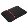 Dvostrana neoprenska omotnica za iPad do 11" / MacBook do 12" - crvena / crna