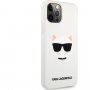 Karl Lagerfeld Choupette Head silikonska maskica za iPhone 12 Pro Max - bijeli