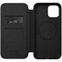 Nomad Rugged Folio kožna flip futrola s MagSafe za iPhone 12 Pro Max - crno