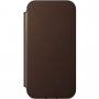 Nomad Rugged Folio kožna flip futrola s MagSafe za iPhone 12 / 12 Pro - smeđi