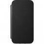 Nomad Rugged Folio kožna flip futrola s MagSafe za iPhone 12 mini - crno