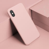 BASEUS zaštitna silikonska maskica za Apple iPhone XS / iPhone X - Ružičasta