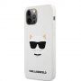 Karl Lagerfeld Choupette Head silikonska maskica za iPhone 12 Pro Max - bijeli