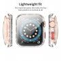 Zaštitna blještava futrola s kaljenim staklom za Apple Watch 44mm - srebrni