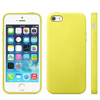 maskica s originalnim Apple dizajnom za iPhone 5 / 5S / SE (2016) - žuta