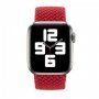 Najlonski remen s uzorkom pletenice za Apple Watch Ultra 49mm / 46mm / 45mm / 44mm / 42mm - M - crveni