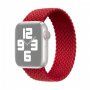 Najlonski remen s uzorkom pletenice za Apple Watch Ultra 49mm / 46mm / 45mm / 44mm / 42mm - M - crveni