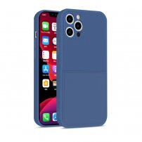 Zaštitna maskica s džepom za kartice za iPhone 12 Pro Max - tamno plavi