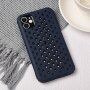 Zaštitna maskica s perforacijom za odvođenje topline za iPhone 12 - tamno plavi