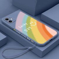 Silikonska maskica "Lucky Day" sa zakačkom za iPhone 12 Pro Max - sivoplava
