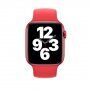 Silikonski remen za navući za Apple Watch Ultra 49mm / 46mm / 45mm / 44mm / 42mm - S - crveni
