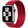 Najlonski remen s uzorkom pletenice za Apple Watch Ultra 49mm / 46mm / 45mm / 44mm / 42mm - M - crveni