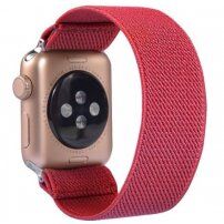 Najlonska remen za navući za Apple Watch Ultra 49mm / 46mm / 45mm / 44mm / 42mm - crvena lubenica
