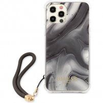 Guess Marble maskica za iPhone 12 Pro Max - sivi