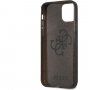 Guess Big 4G Full Glitter maskica za iPhone 12 Pro Max - crni