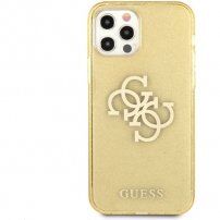 Guess Big 4G Full Glitter maskica za iPhone 12 Pro Max - zlatni