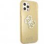 Guess Big 4G Full Glitter maskica za iPhone 12 Pro Max - zlatni