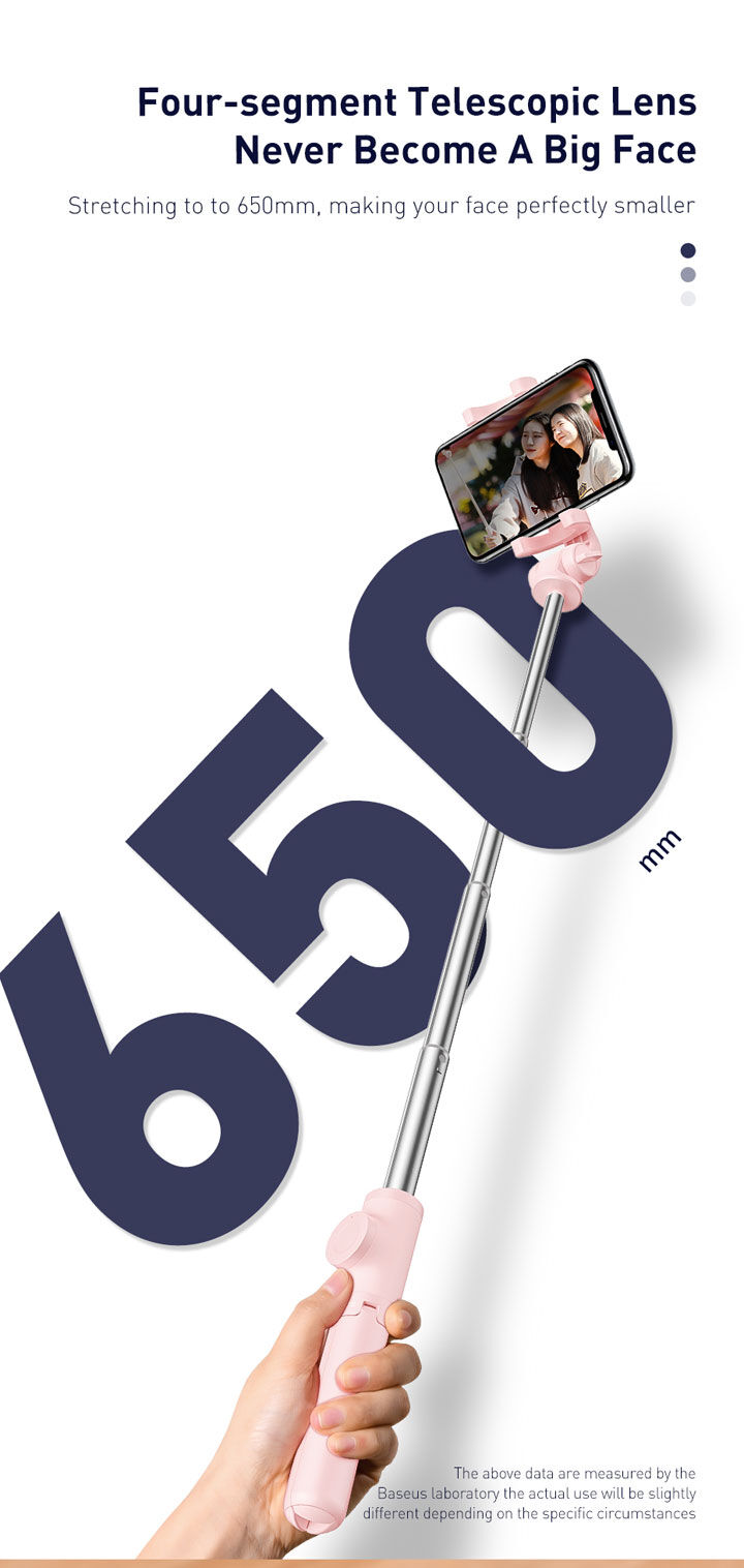Baseus Lovely bluetooth selfie stick sa stativom za iPhone - crna