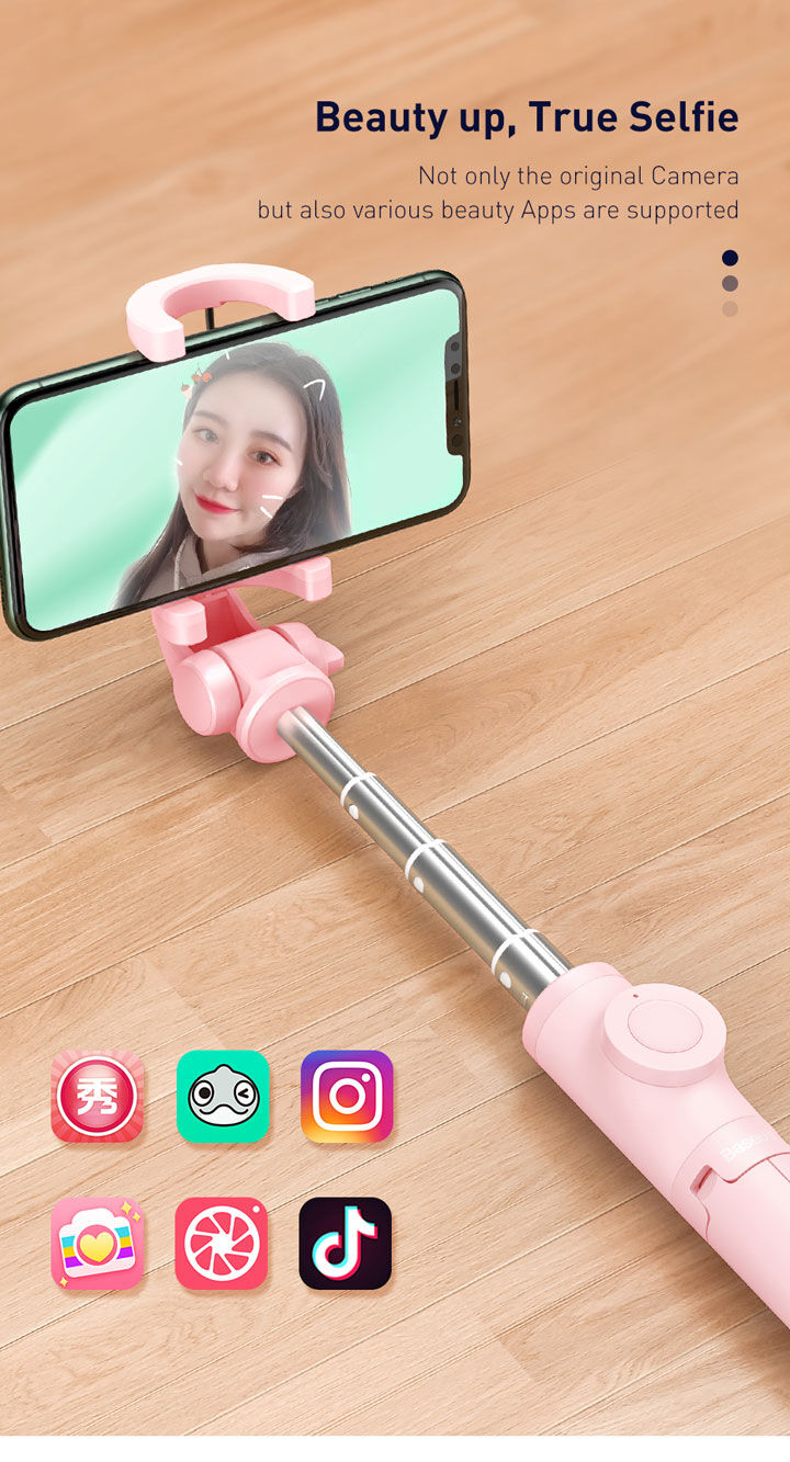 Baseus Lovely bluetooth selfie stick sa stativom za iPhone - crna