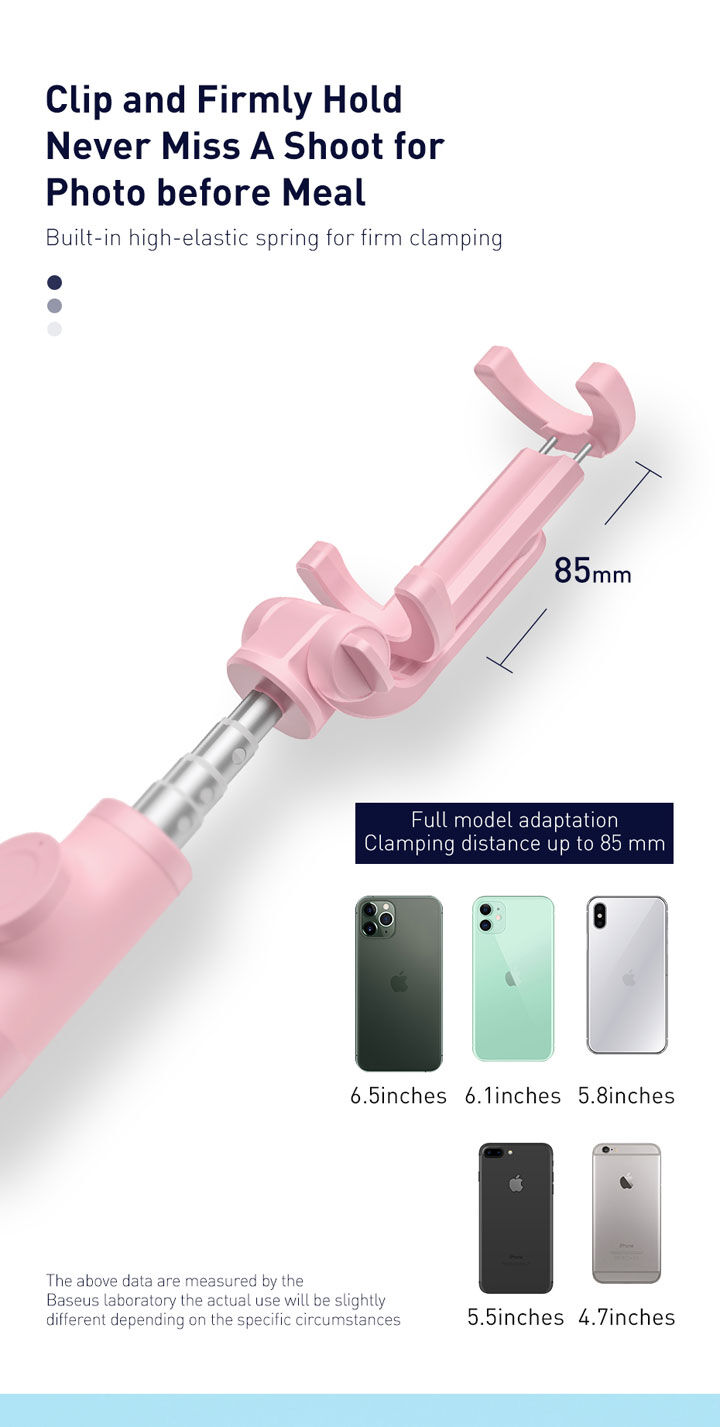 Baseus Lovely bluetooth selfie stick sa stativom za iPhone - crna