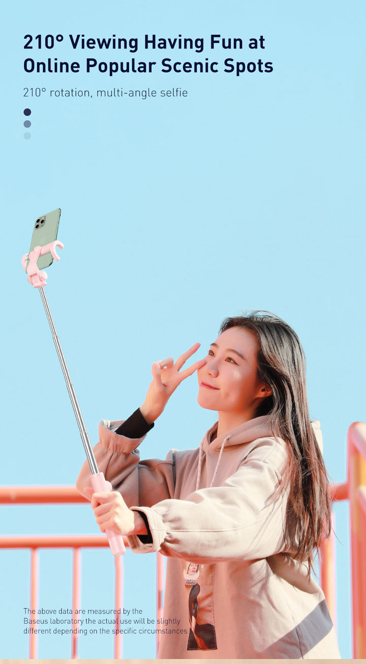 Baseus Lovely bluetooth selfie stick sa stativom za iPhone - crna