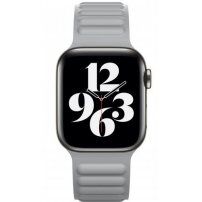 Silikonski remen s magnetskim kopčanjem za Apple Watch 42mm / 41mm / 40mm / 38mm - sivi