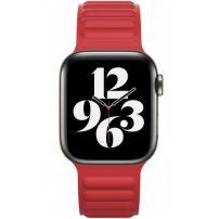 Silikonski remen s magnetskim kopčanjem za Apple Watch 42mm / 41mm / 40mm / 38mm - crveni