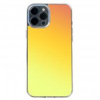 Maskica otporna na udarce s gradijentom boja za iPhone 11 Pro - žuto-narančasta