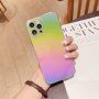 Prozirna maskica ogledalo za iPhone 11 Pro - duginih boja