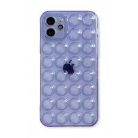 Zaštitna maskica s mjehurićima za iPhone 12 Pro Max - ljubičasti