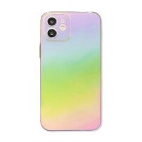 Prozirna maskica ogledalo za iPhone 12 mini - duginih boja