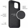 FIXED Flow silikonska maska pro iPhone 12 Pro Max - crni