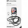 Cellularline Neck-Case maska sa konopcem oko vrata pro iPhone X / XS - crni