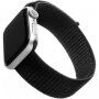 FIXED Nylon Strap najlonski remen za Apple Watch 42mm / 41mm / 40mm / 38mm - crni