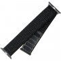 FIXED Nylon Strap najlonski remen za Apple Watch 42mm / 41mm / 40mm / 38mm - refleksno crni