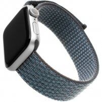 FIXED Nylon Strap najlonski remen za Apple Watch 42mm / 41mm / 40mm / 38mm - tamno sivi