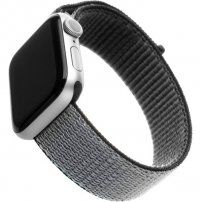 FIXED Nylon Strap najlonski remen za Apple Watch 42mm / 41mm / 40mm / 38mm - sivi